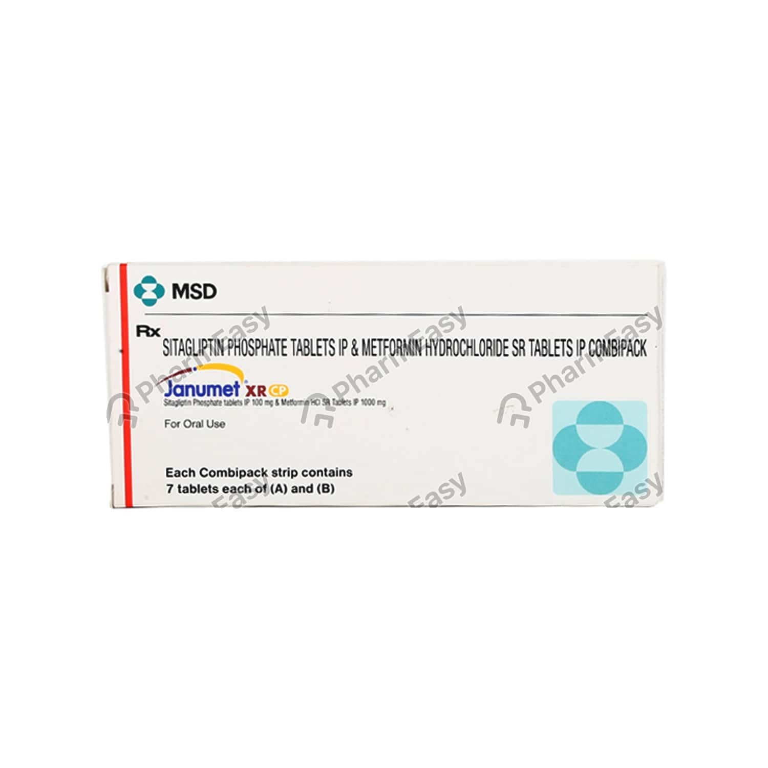 Janumet Xr Cp 100/1000mg Strip Of 7 Tablets Uses, Side Effects, Price