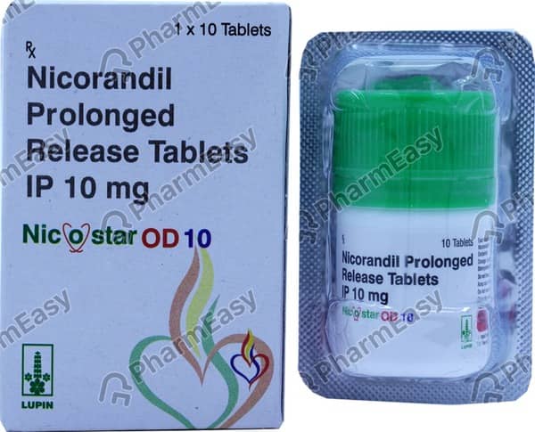 Nicostar Od 10mg Bottle Of 10 Tablets