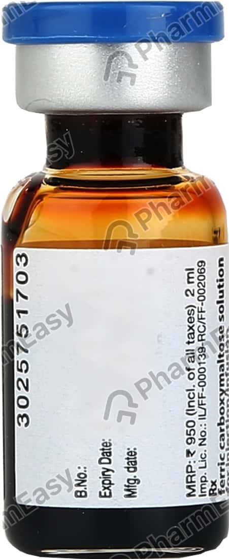 Ferinject 100mg Vial Of 2ml Solution For Injection