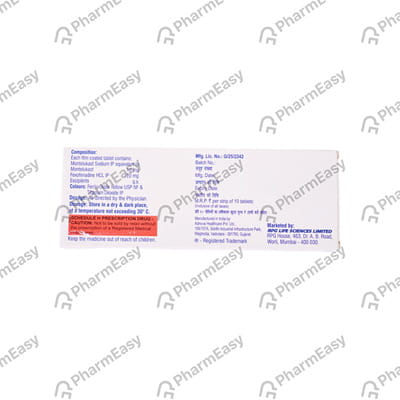 Romilast Fx Strip Of 10 Tablets