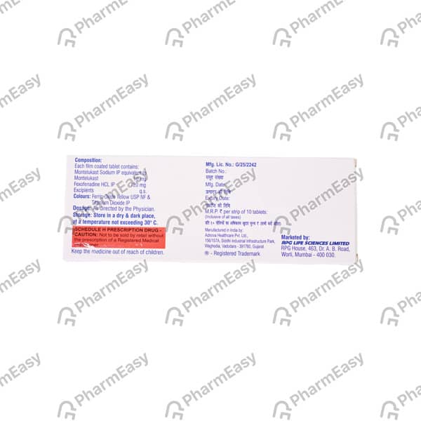 Romilast Fx Strip Of 10 Tablets
