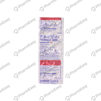 Romilast Fx Strip Of 10 Tablets