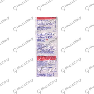 Romilast Fx Strip Of 10 Tablets