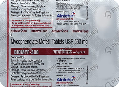 Biomyf 500mg Strip Of 10 Tablets