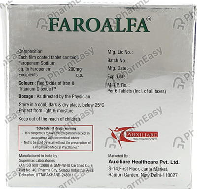 Faroalfa 200mg Strip Of 6 Tablets