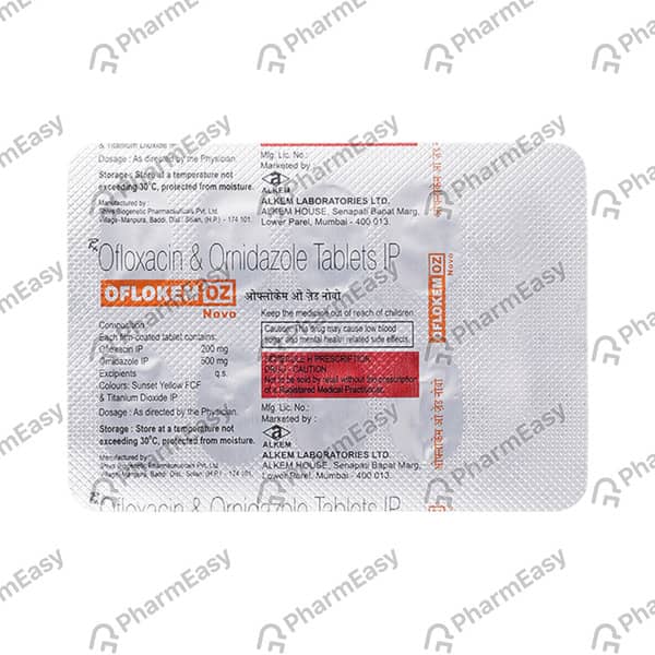 Oflokem Oz Strip Of 10 Tablets