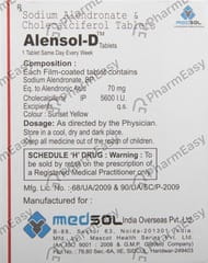 Alensol D Strip Of 4 Tablets: Uses, Side Effects, Price & Dosage ...