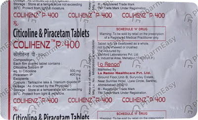 Colihenz P 400mg Strip Of 10 Tablets