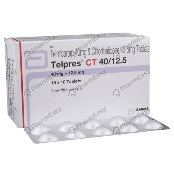 Telpres Ct 40/12.5Mg Strip Of 10 Tablets