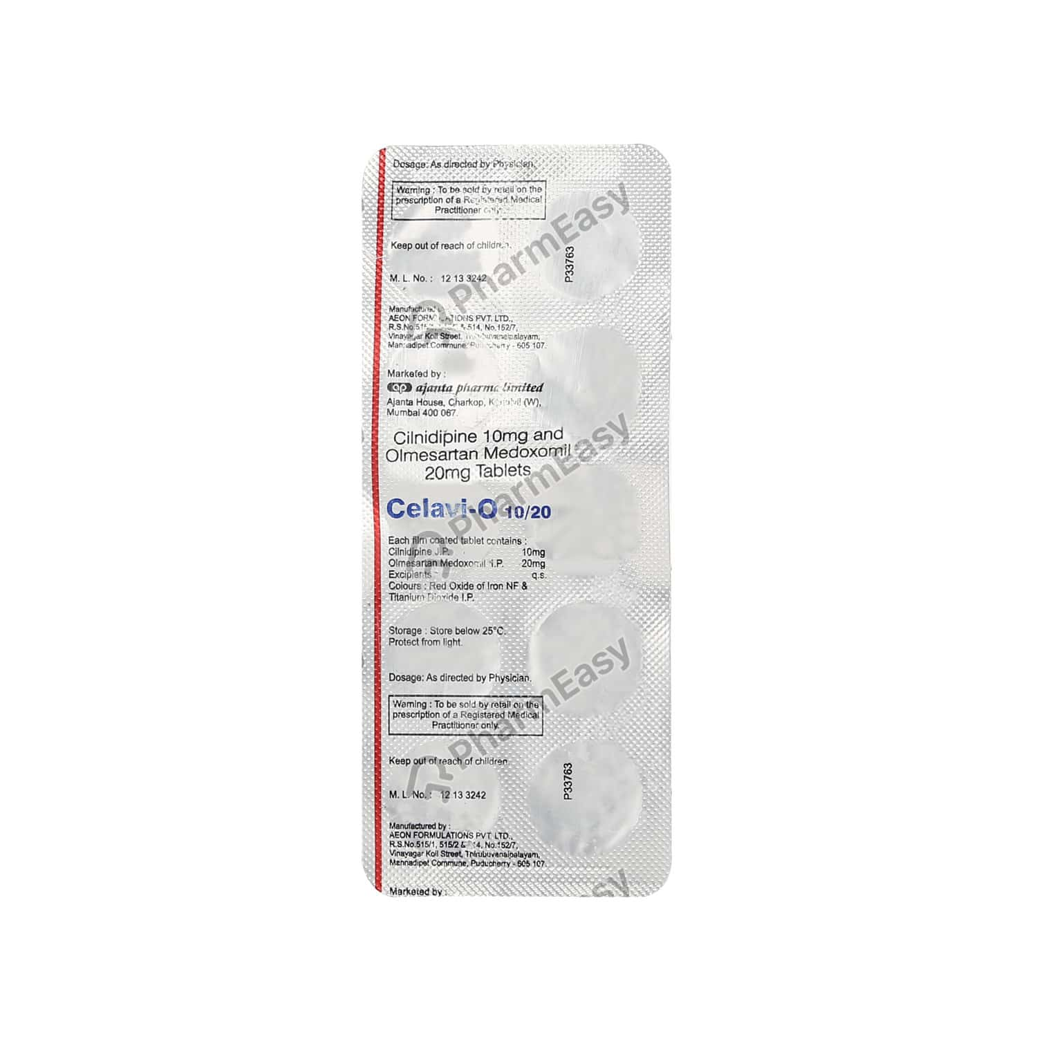 Celavi O 10/20mg Tablet