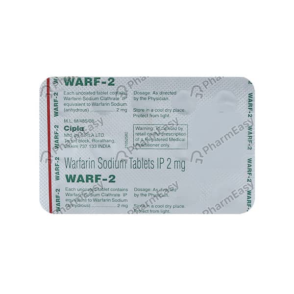Warf 2mg Strip Of 15 Tablets