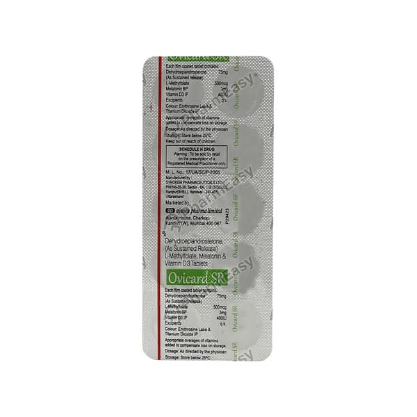 Ovicard Sr 75Mg Tablets