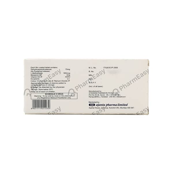 Ovicard Sr 75Mg Tablets