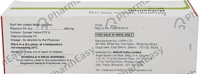 Dufaximin 400mg Tablet
