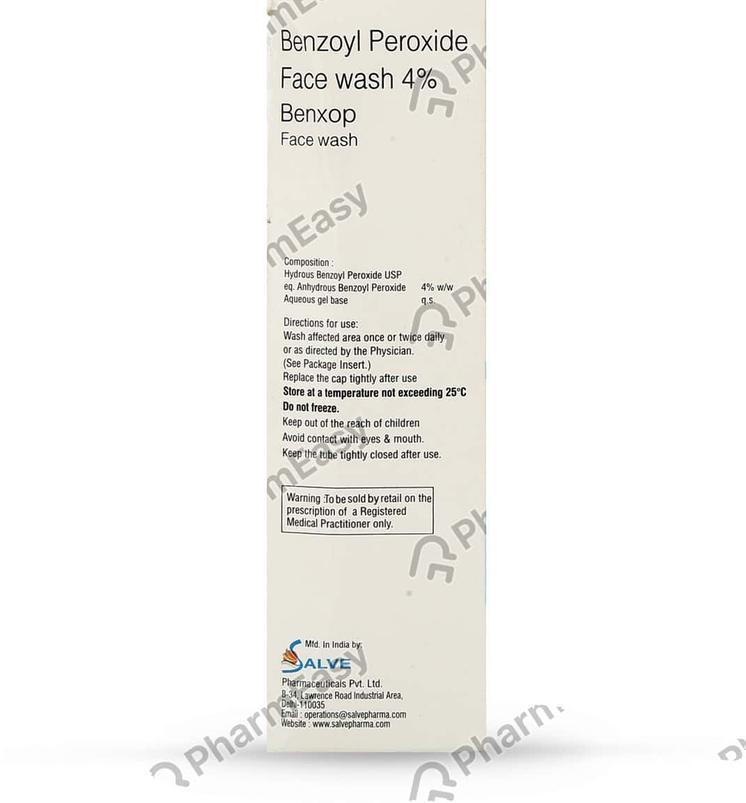 Benxop 4 Face Wash (50) Uses, Side Effects, Price & Dosage PharmEasy