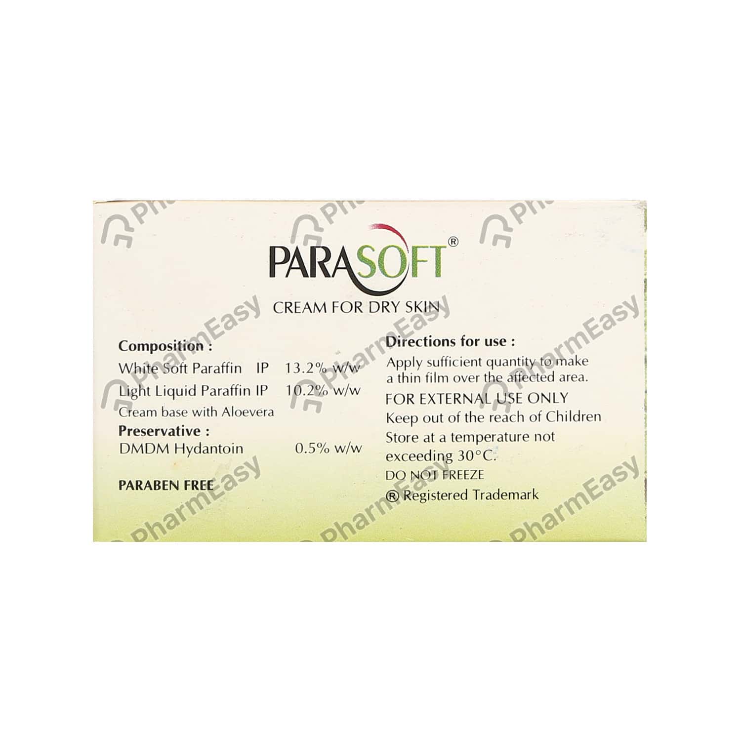 parasoft cream 500gm