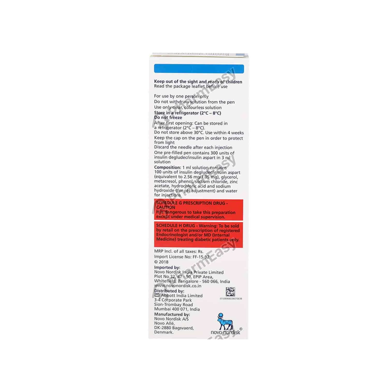 Buy Ryzodeg Flextouch Prefilled Pen Of 3ml Solution For Injection ...