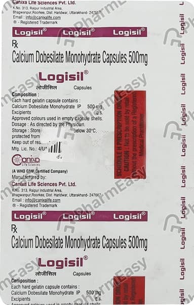 Logisil 500mg Strip Of 10 Capsules