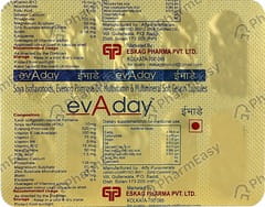 EVADAY STRIP OF 10 CAPSULES