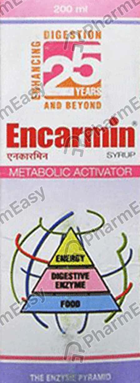 Encarmin Sugar Free Bottle Of 200ml Syrup
