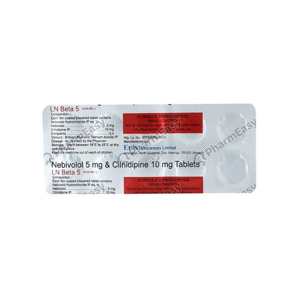 Ln Beta 5Mg Strip Of 10 Tablets