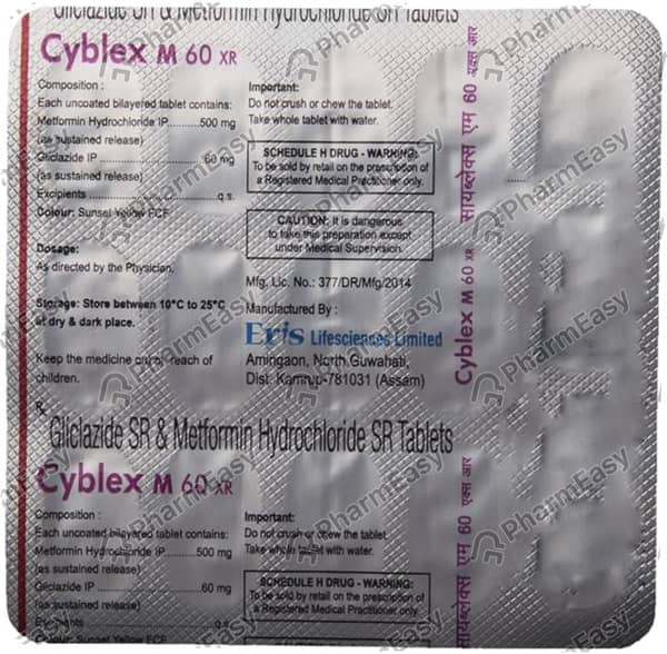 Cyblex M Xr 60Mg Tablets