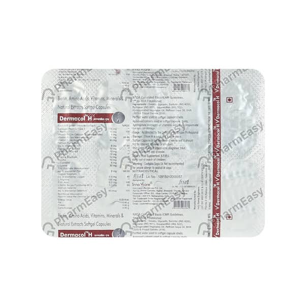 Dermacol H Strip Of 10 Capsules