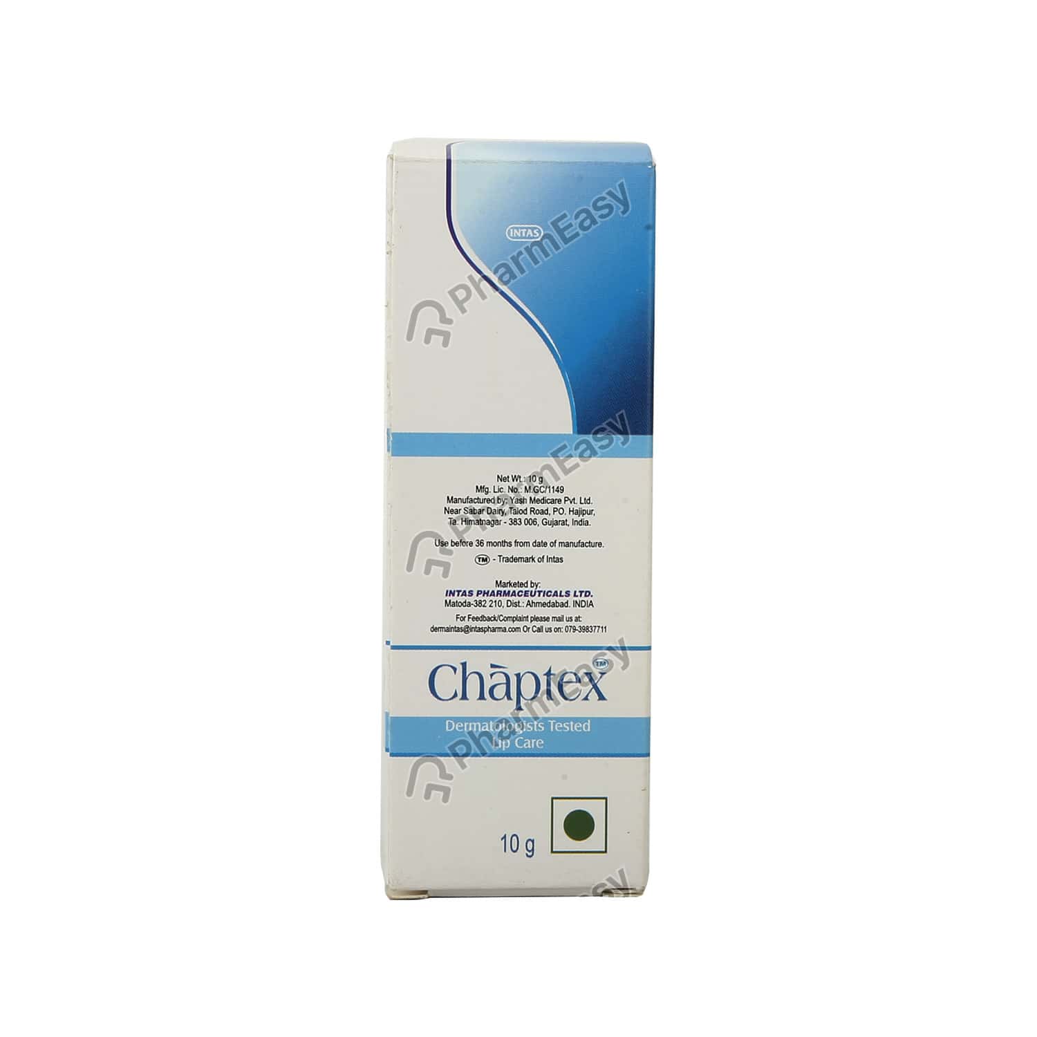 Buy Chaptex Lip Balm 10gm Online at Flat 18 OFF* PharmEasy