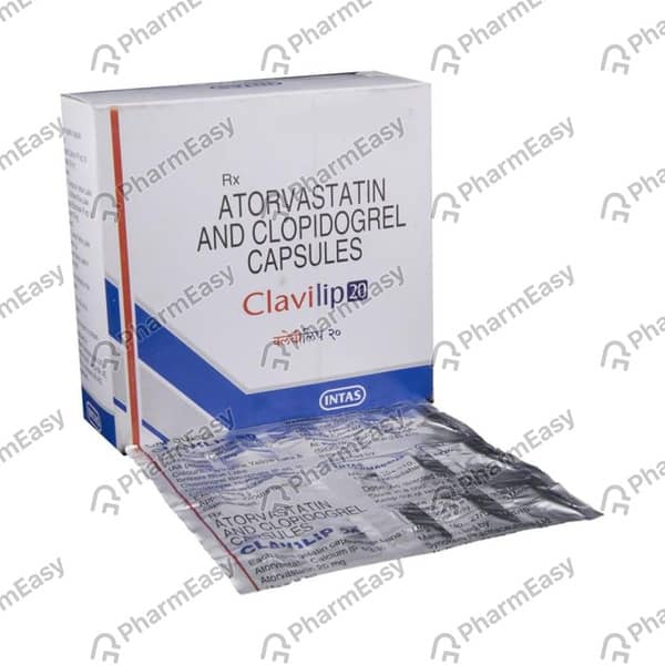 Clavilip 20mg Strip Of 10 Capsules