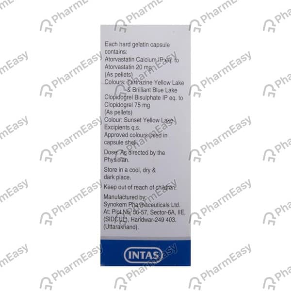 Clavilip 20mg Strip Of 10 Capsules