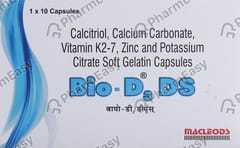 BIO D3 DS STRIP OF 10 CAPSULES