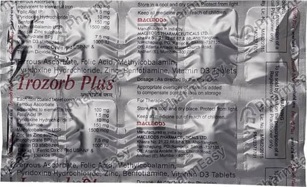 Irozorb Plus Strip Of 10 Tablets