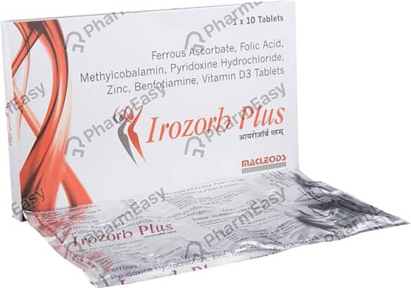 Irozorb Plus Strip Of 10 Tablets