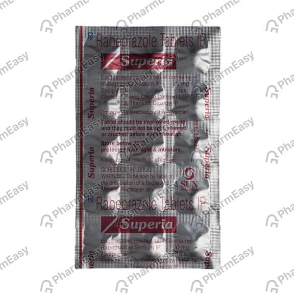 Superia 20mg Strip Of 10 Tablets