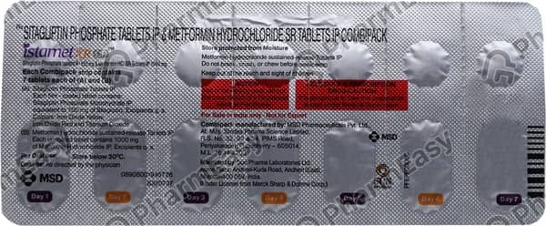 Istamet Xr Cp Strip Of 7 Tablets