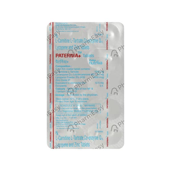 Paternia Plus Strip Of 10 Tablets