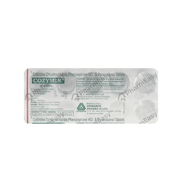 Cozymin Strip Of 10 Tablets
