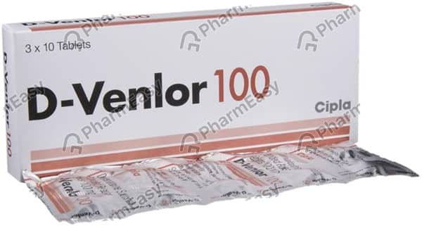 D Venlor 100Mg Strip Of 10 Tablets