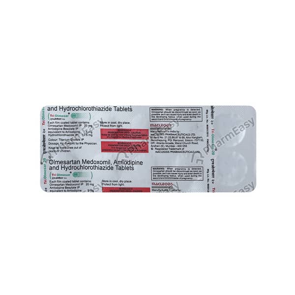 Triolmesar 20mg Strip Of 10 Tablets