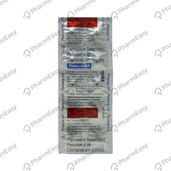 Panazep Ls Strip Of 15 Tabletss