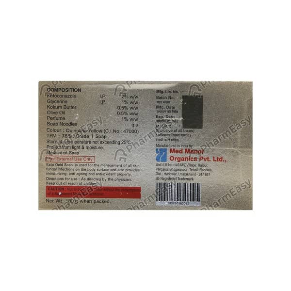 Keto Gold Premium Soap 100Gm