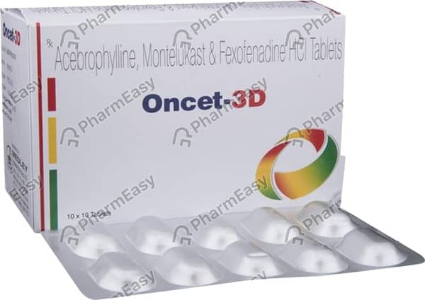Oncet 3d Strip Of 10 Tablets