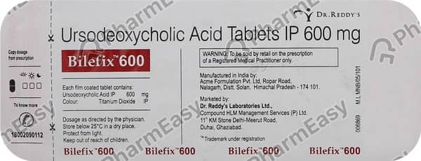 Bilefix 600Mg Strip Of 14 Tablets