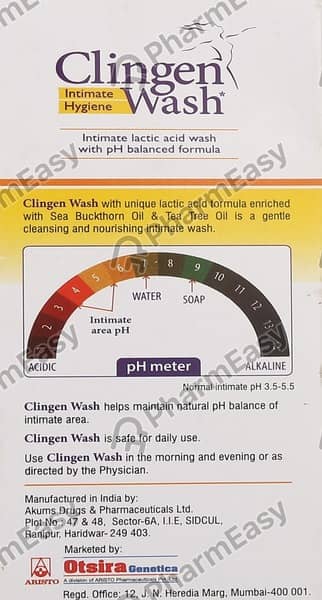 Clingen Intimate Hygiene Wash Bottle Of 100Ml