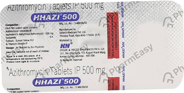 Hhazi 500mg Strip Of 3 Tablets