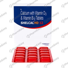 SHELCAL HD 12 STRIP OF 15 TABLETS