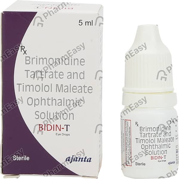 Bidin T Bottle Of 5ml Eye Drops