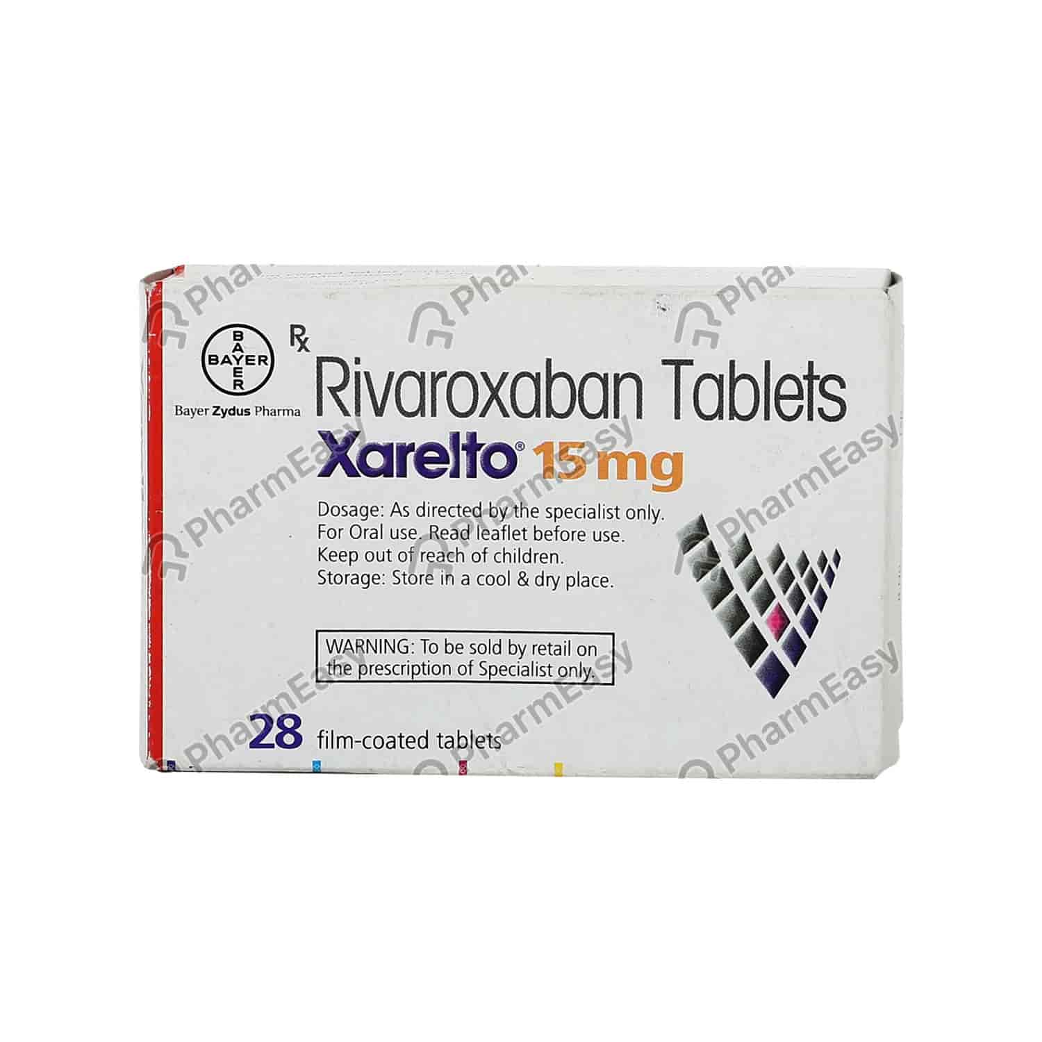 Buy Xarelto 15mg Strip Of 28 Tablets Online at Flat 18 OFF* PharmEasy