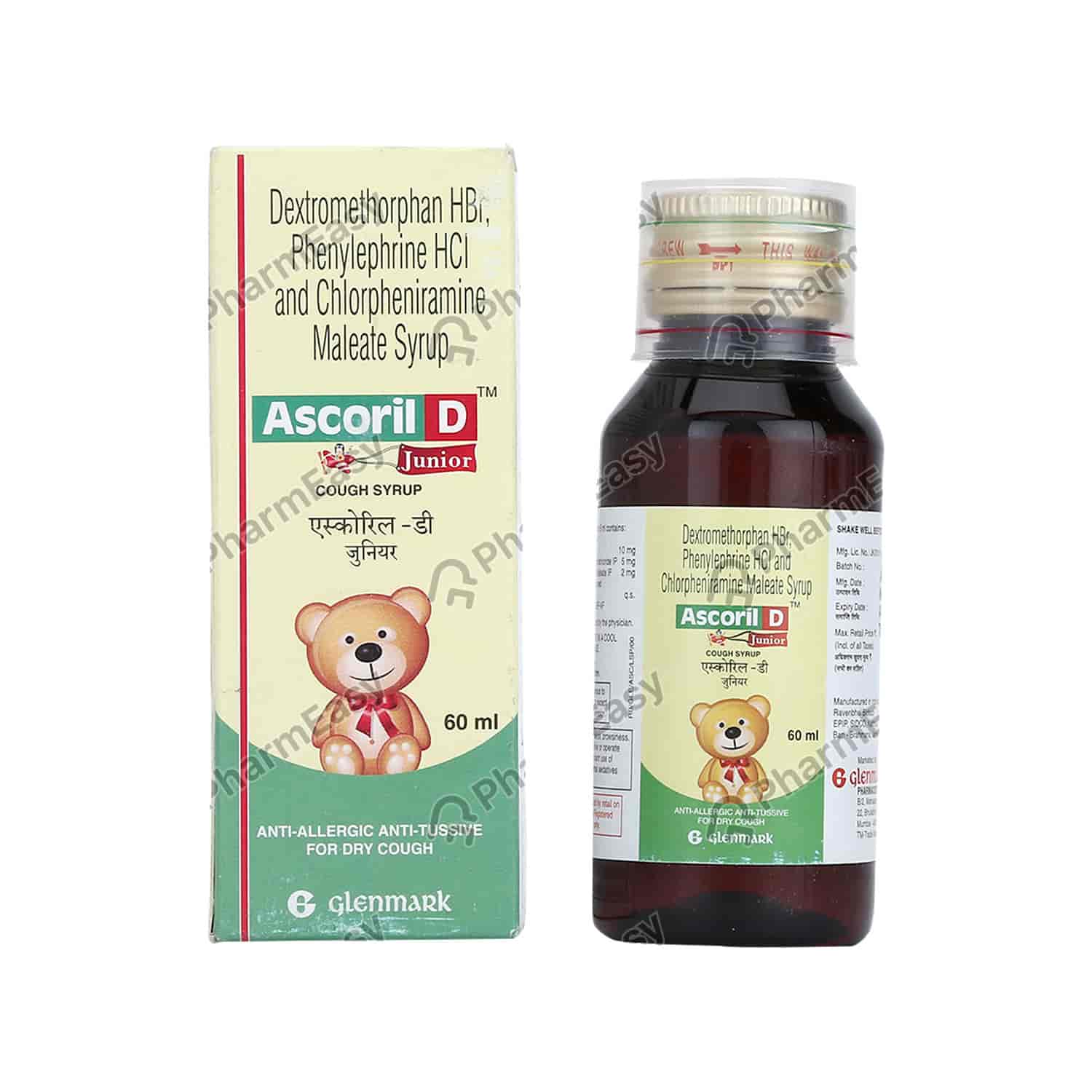 Buy Ascoril D Junior Syp Online at flat 15 off PharmEasy