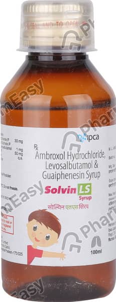 सोलवीन एलएस की बोतल 100एमएल सिरप